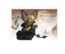 Fee-Postkarte der Sammlung Cats of Literature Séverine Pineau