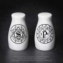 Salz- und Pfefferstreuer im gotischen Stil, von Alchemy Gothic