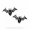 Paar Gothic Ohrring von Alchemy Gothic förmigen Fledermaus