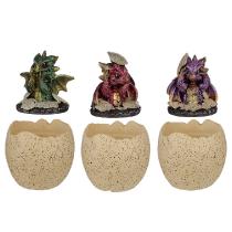 Dragon baby hatching, superb box with metallic colors