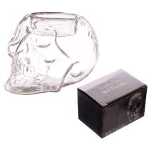 For tealights, glass and skull-shaped