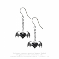 Gothic earrings of the brand Alchemy Gothic