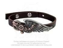 Bracelet Steampunk by Alchemy Gothic, in honor of the Baron Noir