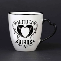 Heart shaped handle couple cups - Alchemy Gothic
