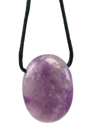 Natural stone necklace - Amethyst