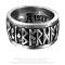 Ring with warrior runes, created by Alchemy Gothic