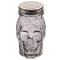 Glass jar in the shape of a skull - Luminous