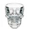 Original and surprising skull-like glass in the shape of a skull