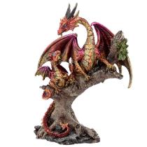 Excelente dragón figurilla de colección Leyendas oscuro