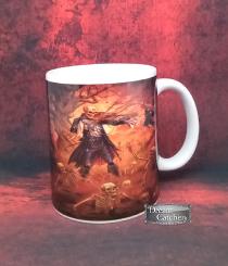 Una taza gótica para los amantes de la oscuridad y el té.