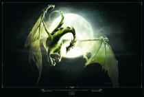 Poster Dragón Luna