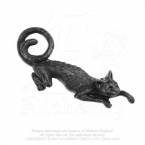 clip de pelo en forma de gato negro