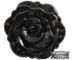 Espejo Negro Rose gótico bolsa en forma romántica. Ideal en su bolso