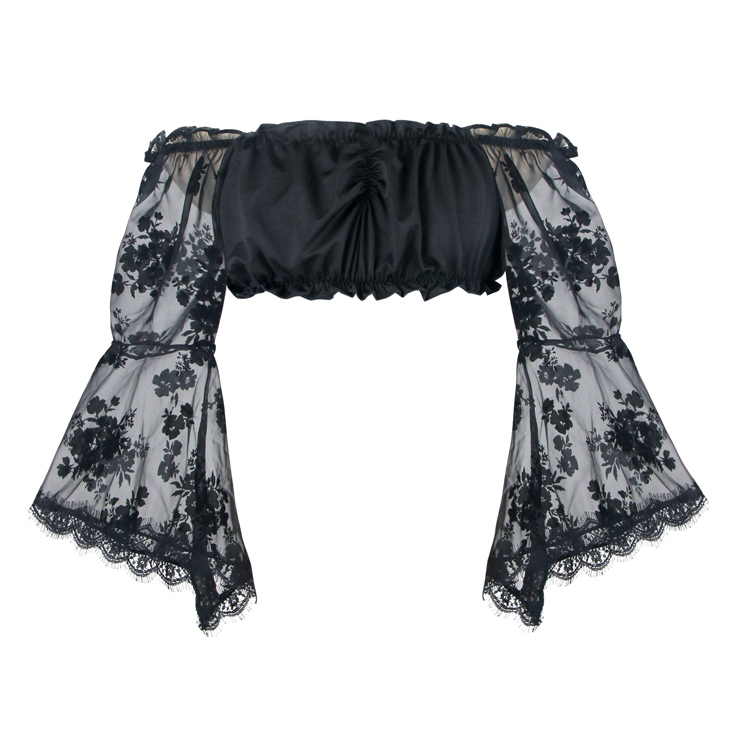 Gothic top in black lace