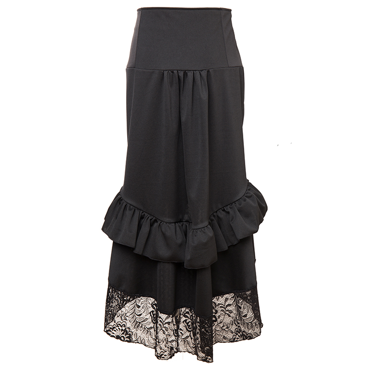 Black gothic skirt