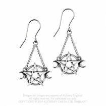Boucles d'oreille gothique de la marque Alchemy Gothic