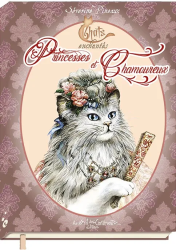 Petit livre, tout doux, avec les illustrations de Séverines Pineaux sur le thème des Chats Enchantés