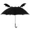 Parapluie gothique noir très stylé, accessoire indispensable à votre tenue