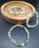 Bracelet pierre ronde : Prehnite verte