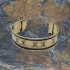 Brass bracelet: Triple Moon