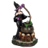 Incense burner: Witch and her cauldron
