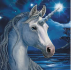 Postal card Lisa Parker : Unicorn