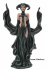 Figurine sorcière maléfique - Noir