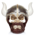 Tirelire gothique : Crâne Viking