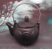 Small cast iron pot: Teapot - Triple Moon