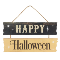 La scritta Happy Halloween ne fa una grande decorazione per un Halloween spaventoso anno dopo anno.